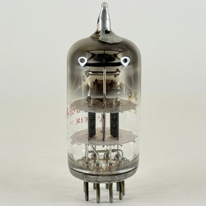 (1) Tested Balanced Crosley 4BQ7A Tube Silver Tipped Code 639 4BQ7 A Twin Triode