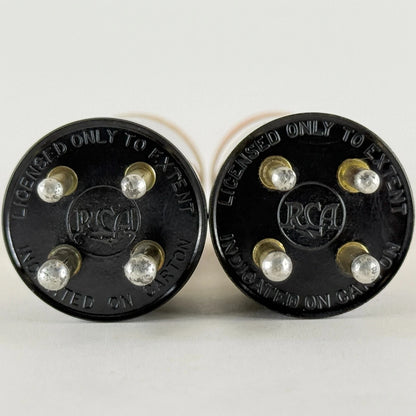 Tested Balanced Matched Pair RCA Radiotron UX-120 Tubes Type 20 UX 120 Tubes (d)