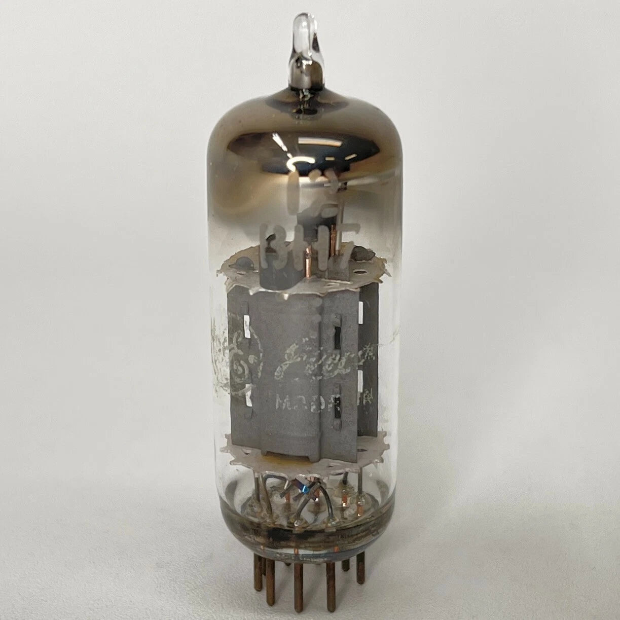 (1) Tested GE 12BH7 Tube General Electric 12BH7 Medium Mu Twin Triode Electron