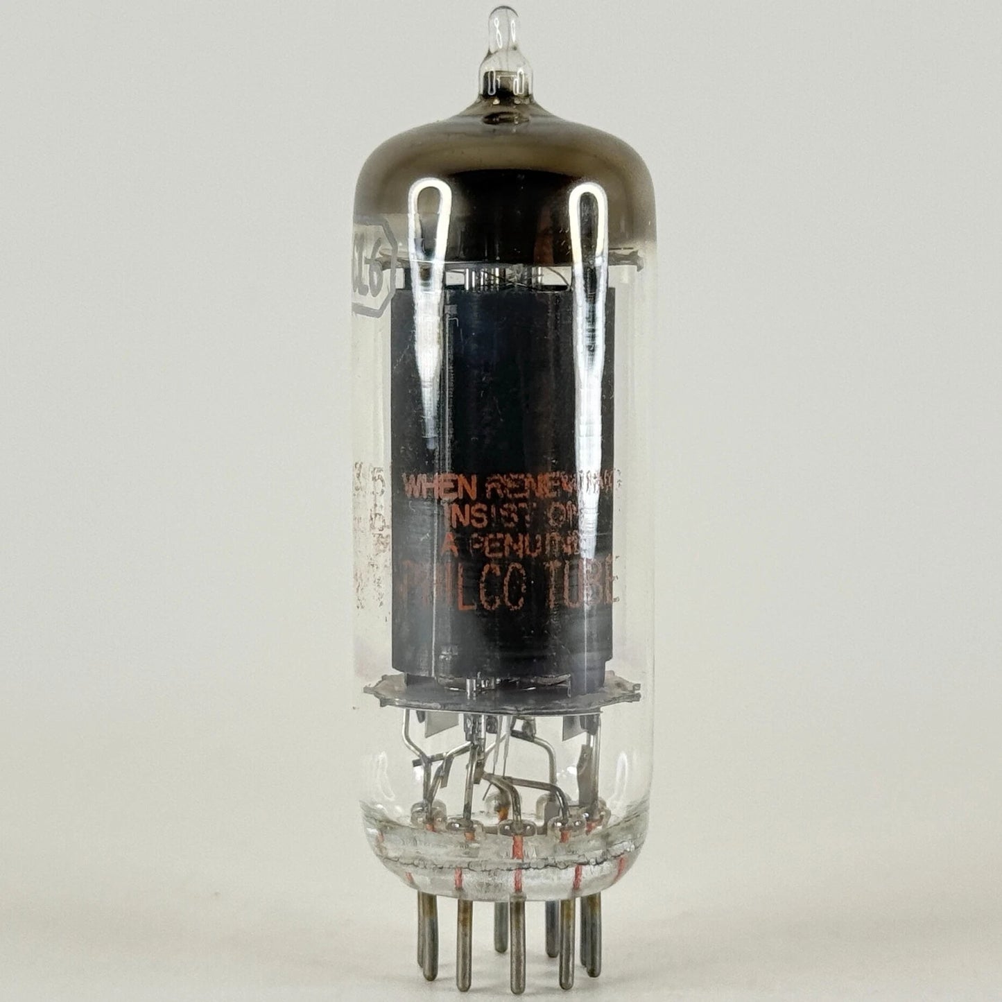 (1) Tested Philco 6CL6 Tube Date Code 56-27 Sylvania EIA 6CL6 Power Pentode Tube