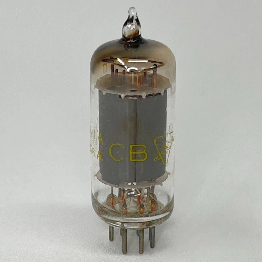 (1) Tested 1956 Sylvania 3BY6 Tube with Box Code CB Pentagrid Amplifier Tube (a)