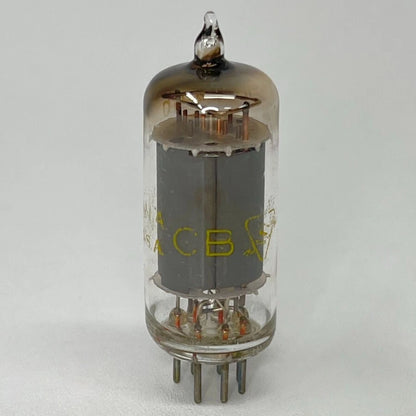 (1) Tested 1956 Sylvania 3BY6 Tube with Box Code CB Pentagrid Amplifier Tube (a)