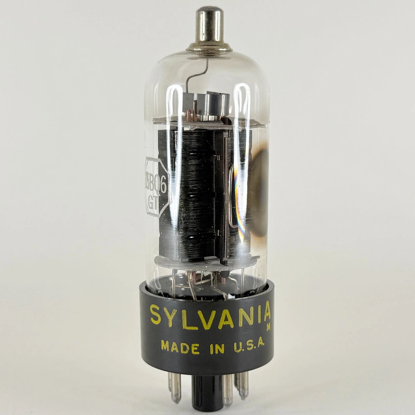 (1) Tested 1958 Sylvania 25BQ6GT Tube Date Code EL MJC 25BQ6 GT Beam Power Tube