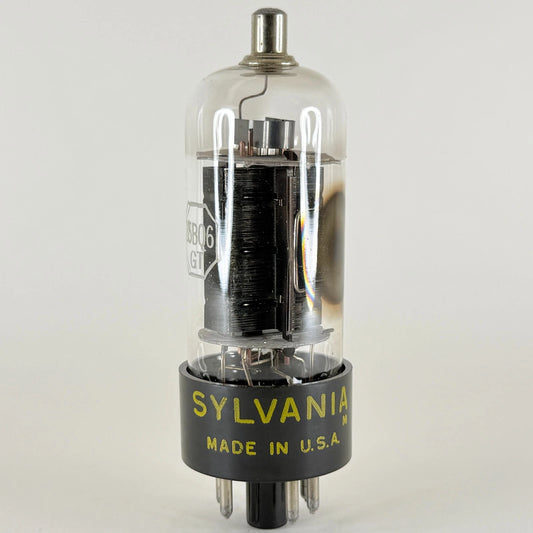 (1) Tested 1958 Sylvania 25BQ6GT Tube Date Code EL MJC 25BQ6 GT Beam Power Tube