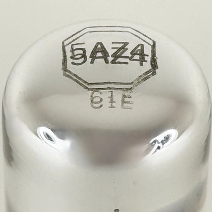 (1) Tested 1951 Sylvania 5AZ4 Tube with Box Code 1-52 Loctal Tube Rectifier (b)
