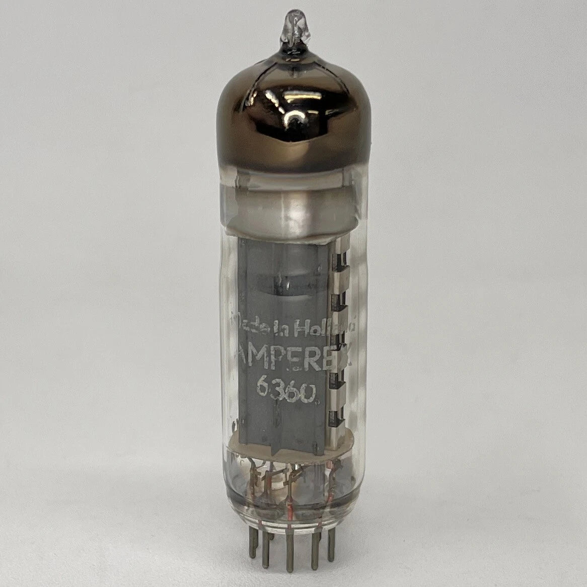 (1) Tested Amperex 6360 Tube Date Code H2 146H Made in Holland Twin Tetrode (a)