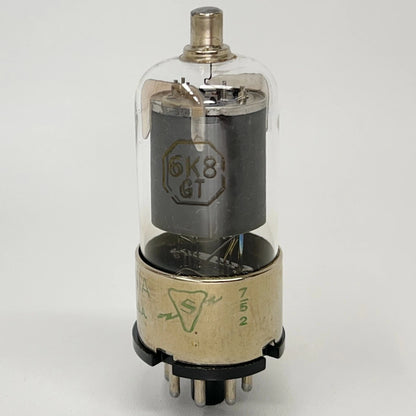 (1) Tested Sylvania 6K8GT Tube with Box Date Code 7-52 Sylvania 6K8 GT Converter
