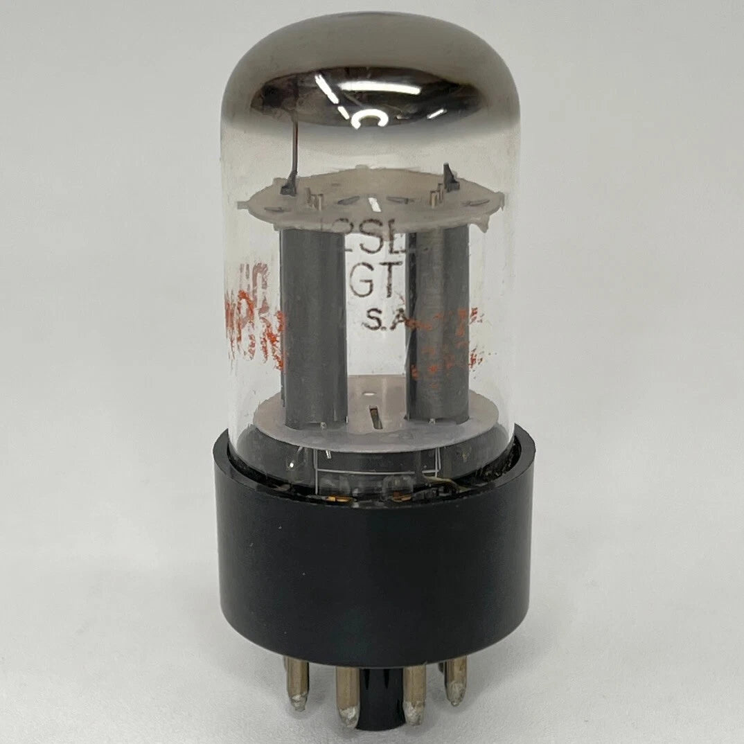 (1) Tested Balanced Dumont 12SL7GT Tube Black Plates & Box 12SL7 GT Twin Triode