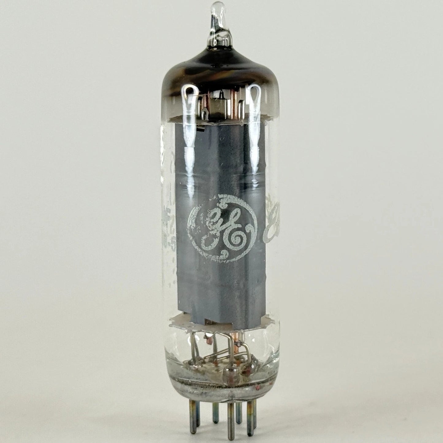 (1) Tested Very Strong GE 6CU5 & Box Date Code NF Gray Plate Power Pentode (a)