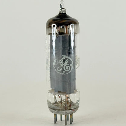 (1) Tested Very Strong GE 6CU5 & Box Date Code NF Gray Plate Power Pentode (a)