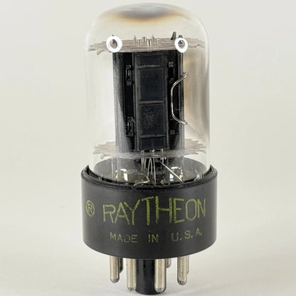 Tested Balanced Strong Raytheon 6SN7GTB Tube Black Plates Code C14 6SN7GT (b)