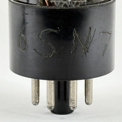 Tested Matched Pair RCA 6SN7GTB Tubes Black Plates Codes LD & KG 6SN7GT