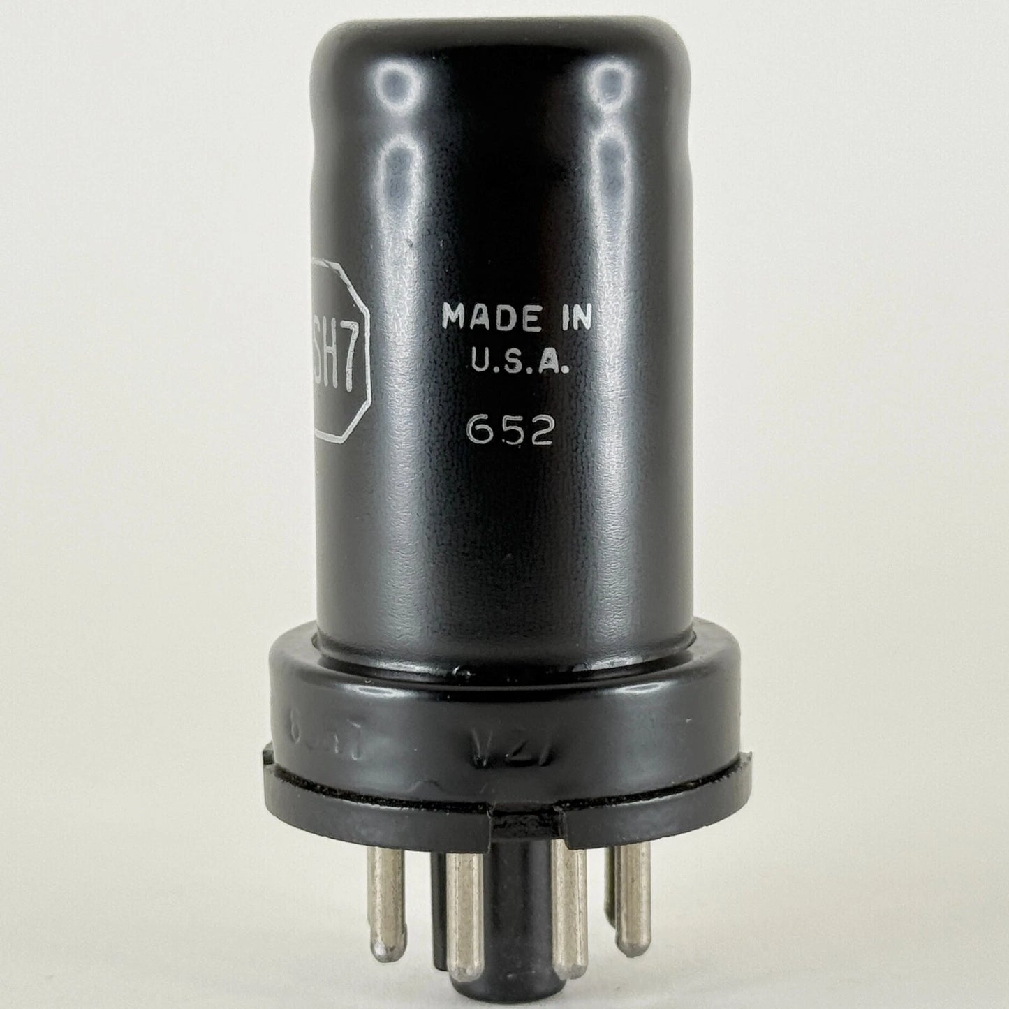 (1) Tested Very Strong RCA Victor 6SH7 Tube Date Code 652 RCA 6SH7 Pentode Tube