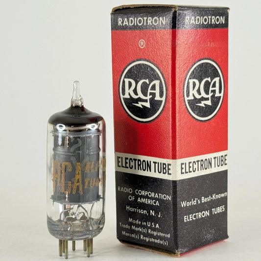 (1) Tested RCA 12EA6 Tube with Box Date Code MB Black Plate Pentode Tube (c)