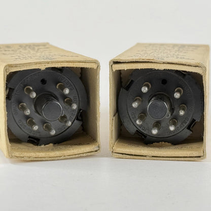 Tested 1944 Matched Pair Mil Spec RCA JAN CRC 12A6 Tubes Date Codes H6E (a)
