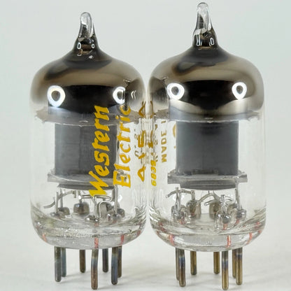 Tested Matched Pair 1968 Western Electric 415A Tubes Black Plate Codes 6852 6839