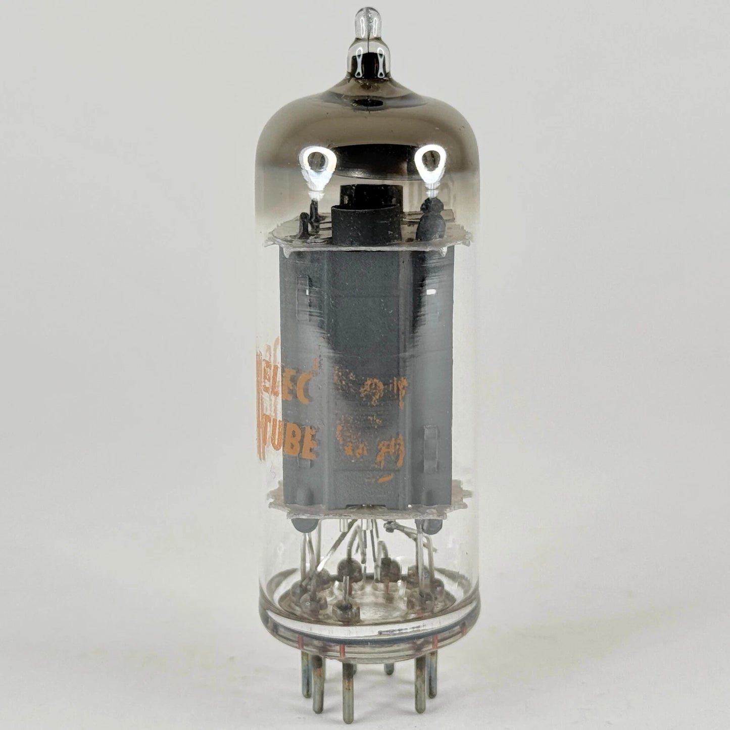 (1) Tested RCA 6GU7 Tube with Box Date Code BT Tall Gray Plates Halo Getter