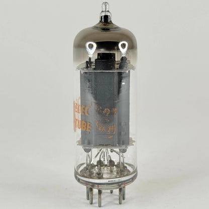 (1) Tested RCA 6GU7 Tube with Box Date Code BT Tall Gray Plates Halo Getter
