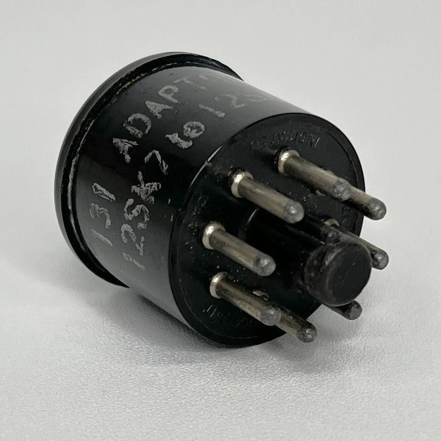Vintage Adaptol No. 131 Tube Socket Adapter Convert 12SK7 Tube to 12SA7 Tube (c)