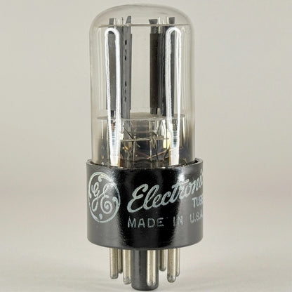 (1) Tested GE 6SL7GT Tube Gray Plates Date Code 2-09 6SL7 GT Twin Triode Tube