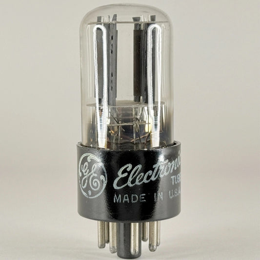 (1) Tested GE 6SL7GT Tube Gray Plates Date Code 2-09 6SL7 GT Twin Triode Tube