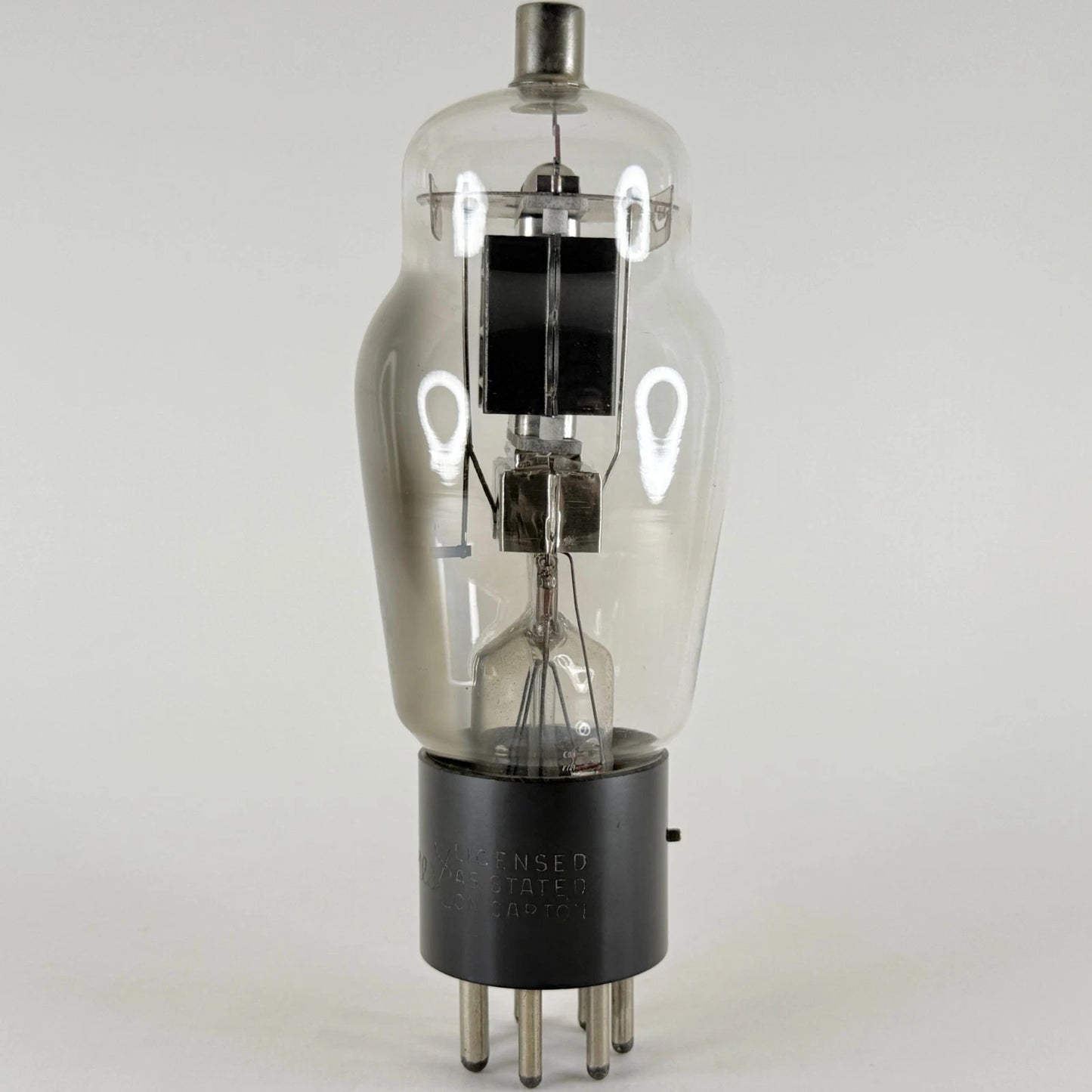 (1) Tested RCA DeForest 802 Tube Engraved Base Type 802 Tube Power Pentode
