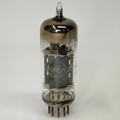 (1) Tested GE 12BH7 Tube General Electric 12BH7 Medium Mu Twin Triode Electron