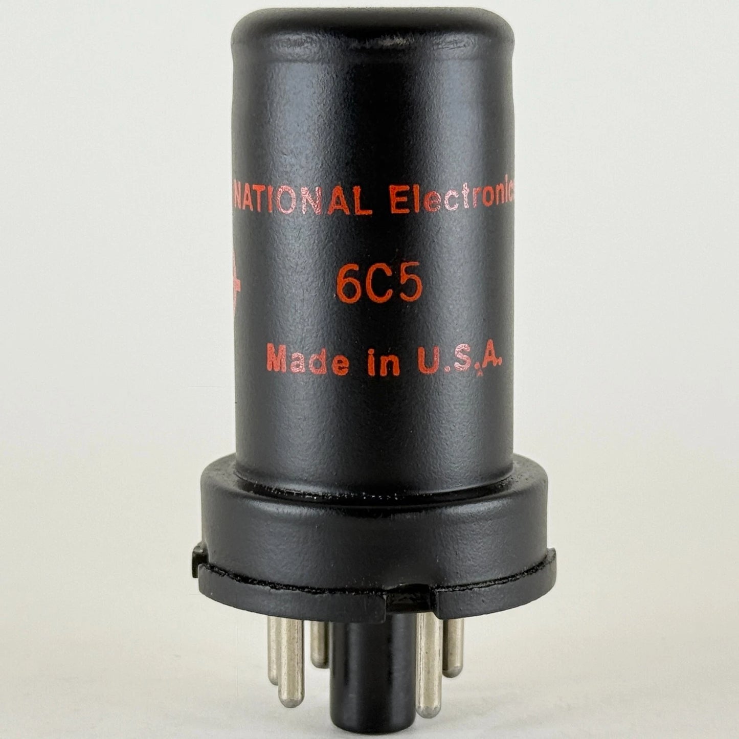(1) Tested Strong National Electronics 6C5 Tube with Box Medium Mu Triode (a)