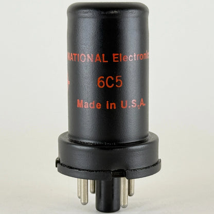(1) Tested Strong National Electronics 6C5 Tube with Box Medium Mu Triode (a)