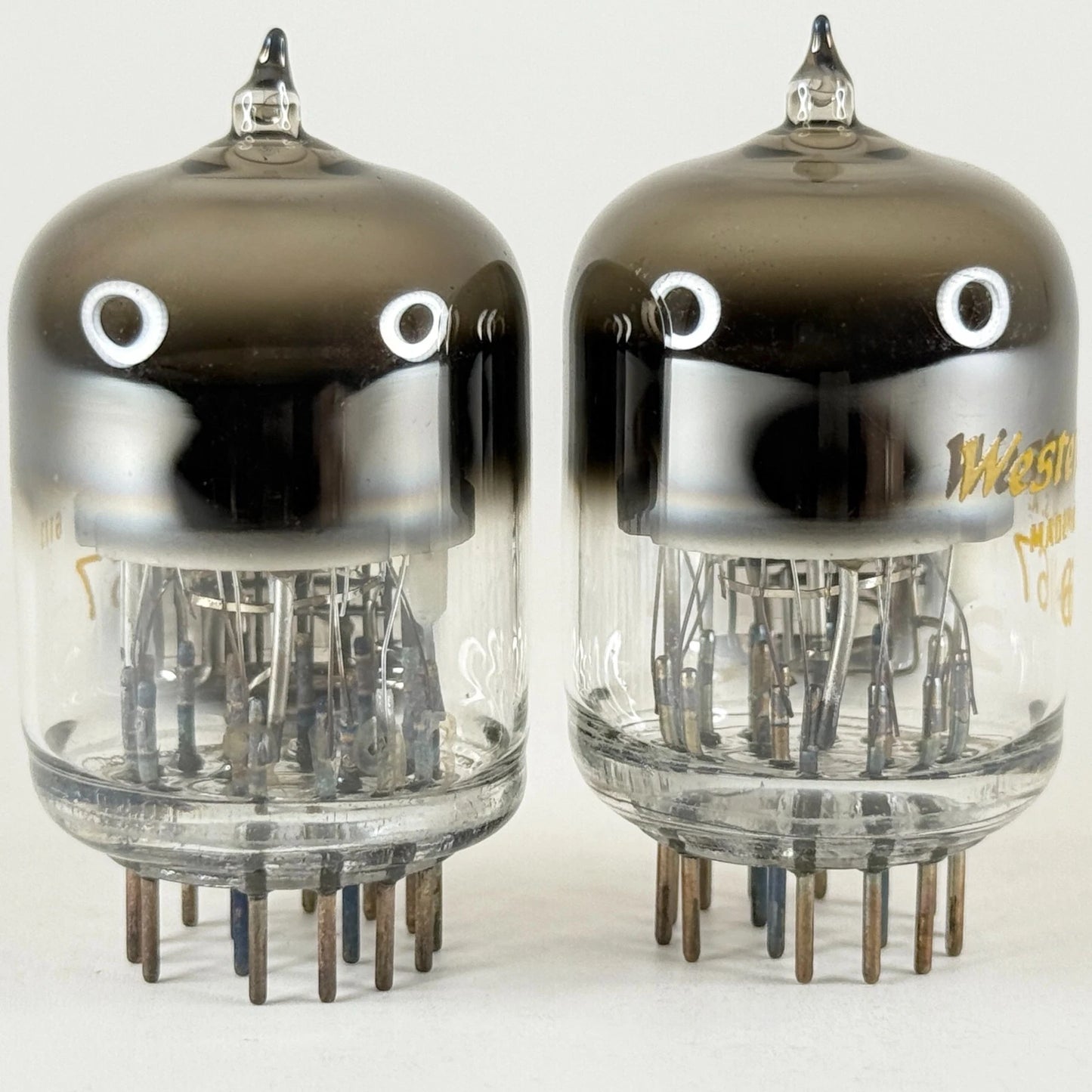 Pair of 1960s Western Electric 6167 Tubes Dekatron Cold Cathode Codes 6113 6052