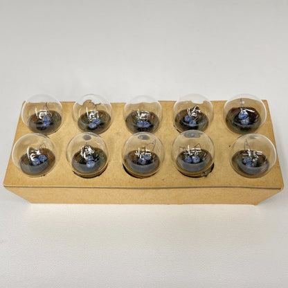 (10) Tested Vintage Hudson No. 1251 Clear Bayonet 28V Globe Auto Lamps Bulbs