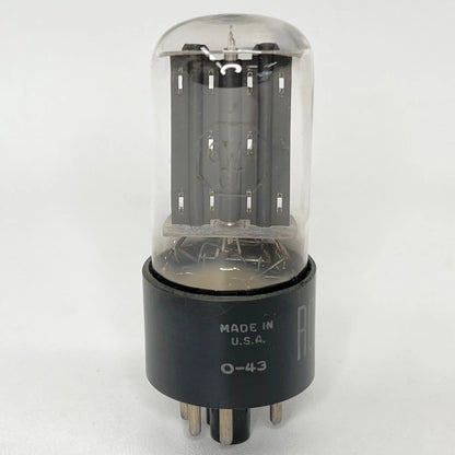 (1) Tested RCA 6W4GT Tube Date Code 0-43 RCA 6W4 GT Half Wave Vacuum Rectifier