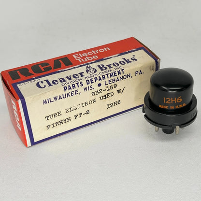 (1) Tested Strong 1970 RCA 12H6 Tube with Cleaver Brooks Box Code DE Diode (a)
