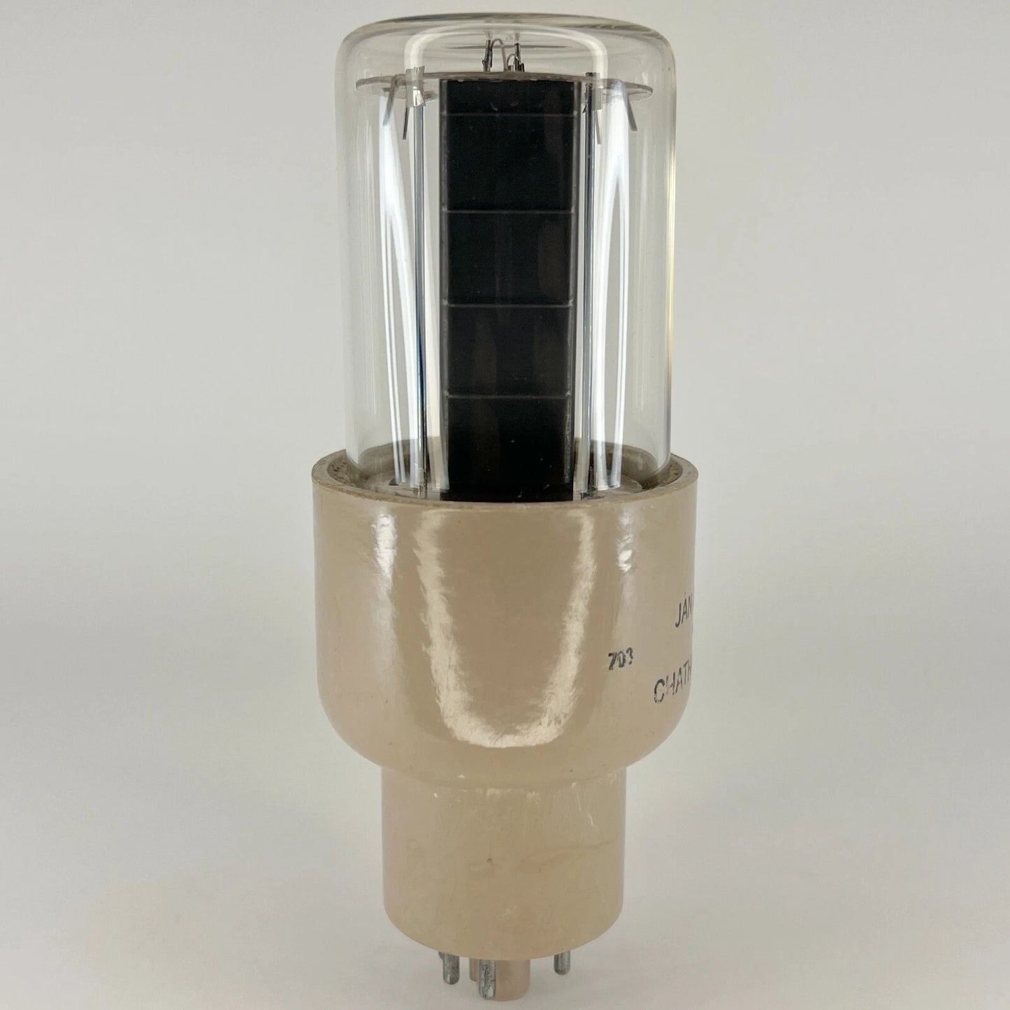 (1) Tested Chatham Electronics JAN CAHG 5R4WGA Tube Date Code 703 5R4 WGA Tube