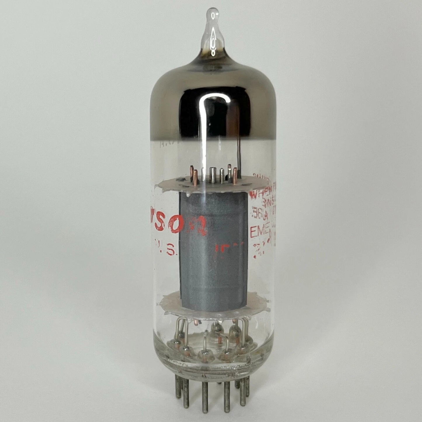 (1) Tested Emerson 6BU8 Tube Date Code 39 Vintage Twin Pentode Vacuum Tube