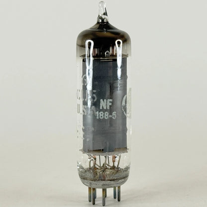 (1) Tested Very Strong GE 6CU5 & Box Date Code NF Gray Plate Power Pentode (a)