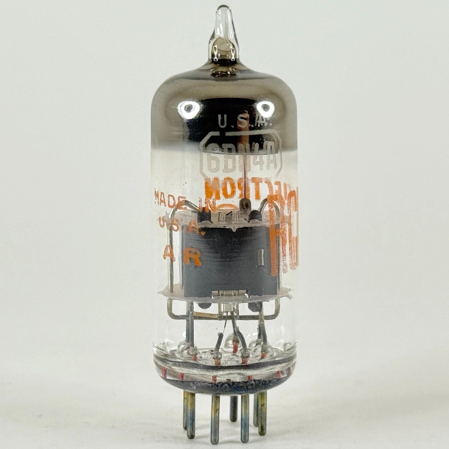 (1) Tested 1965 RCA 6BN4A Tube with Box Code AR Medium Mu Triode 6BN4 A Tube
