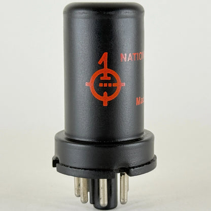 (1) Tested Strong National Electronics 6C5 Tube with Box Medium Mu Triode (a)