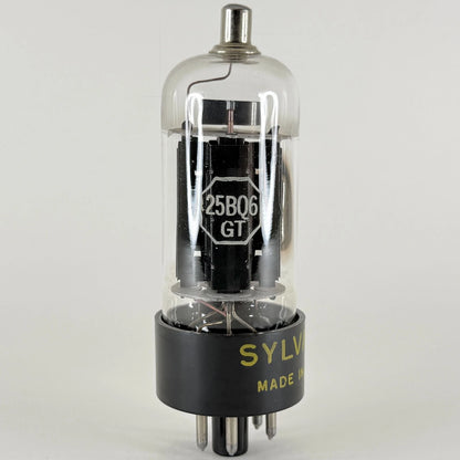 (1) Tested 1958 Sylvania 25BQ6GT Tube Date Code EL MJC 25BQ6 GT Beam Power Tube