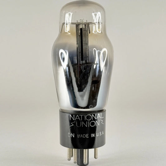 (1) Tested National Union 6AE5G Tube Date Code DN Black Plate Low Mu Triode Tube