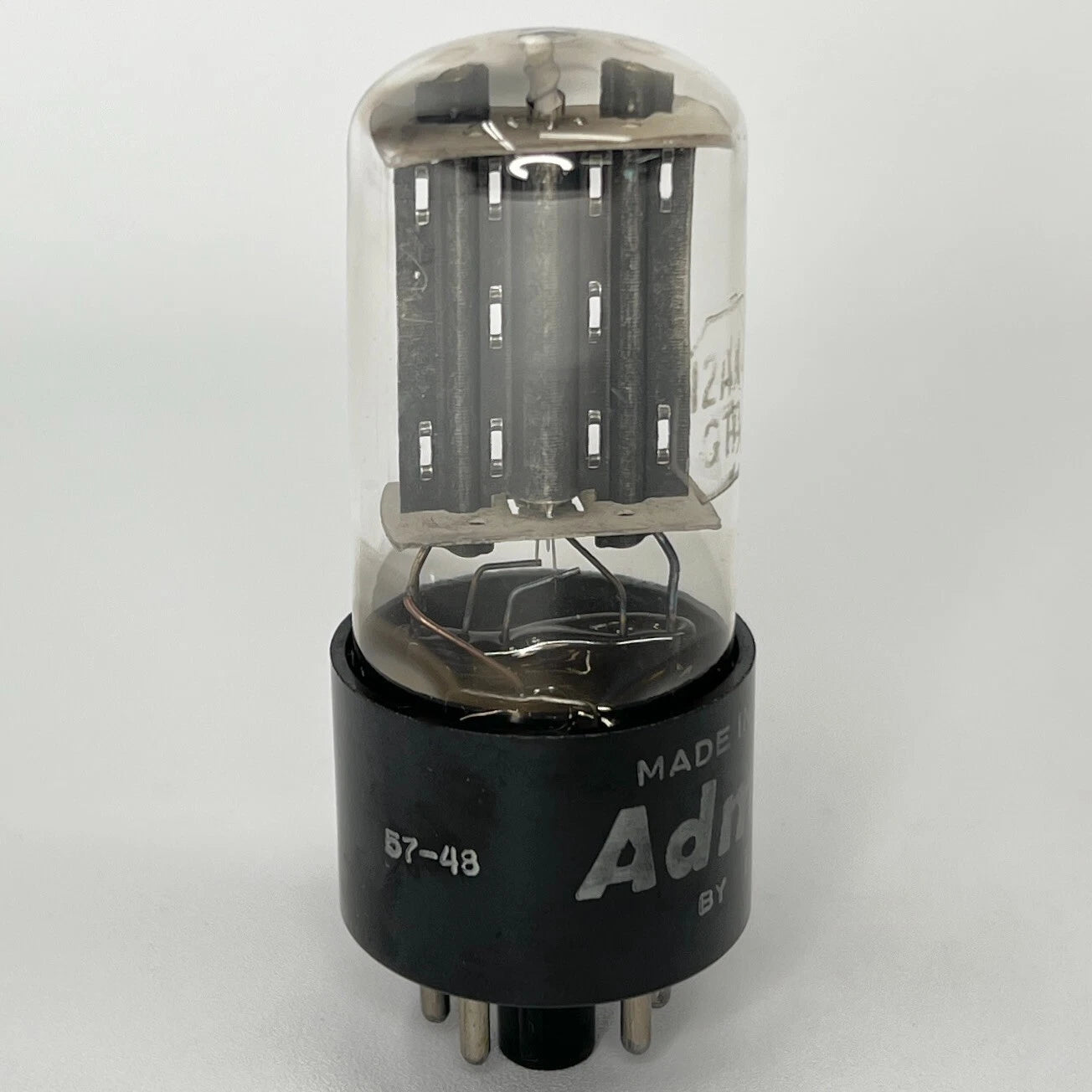 (1) Tested Strong Admiral 12AX4GTA Tube Date Code 57-48 Admiral by RCA 12AX4 GTA