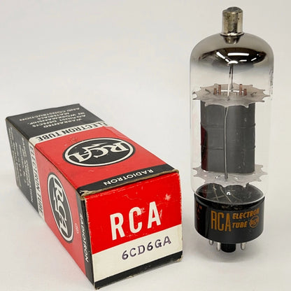 (1) Tested Strong RCA 6CD6GA Tube with Box Date Code ML RCA 6CD6 GA Tube