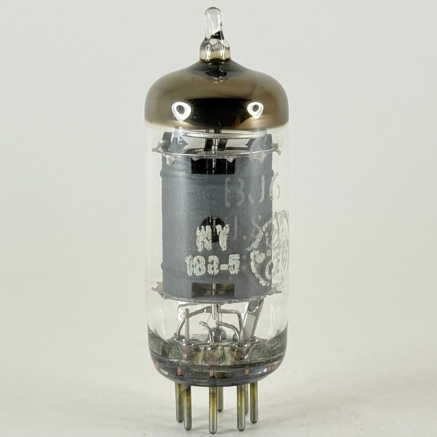 (1) Tested GE 6BJ6 Tube Date Code HY General Electric Remote Cutoff Pentode