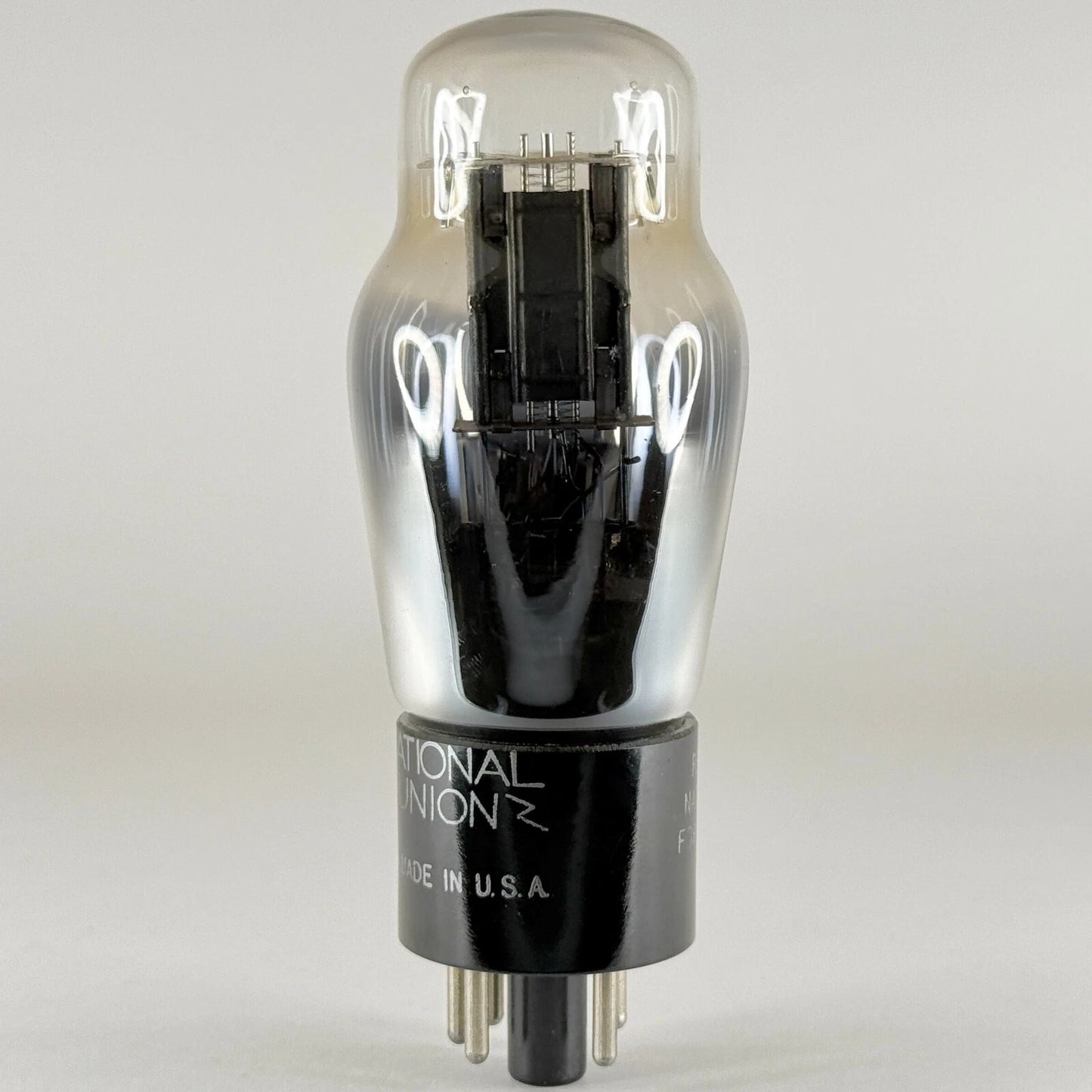 (1) Tested National Union 6AE5G Tube Date Code DN Black Plate Low Mu Triode Tube