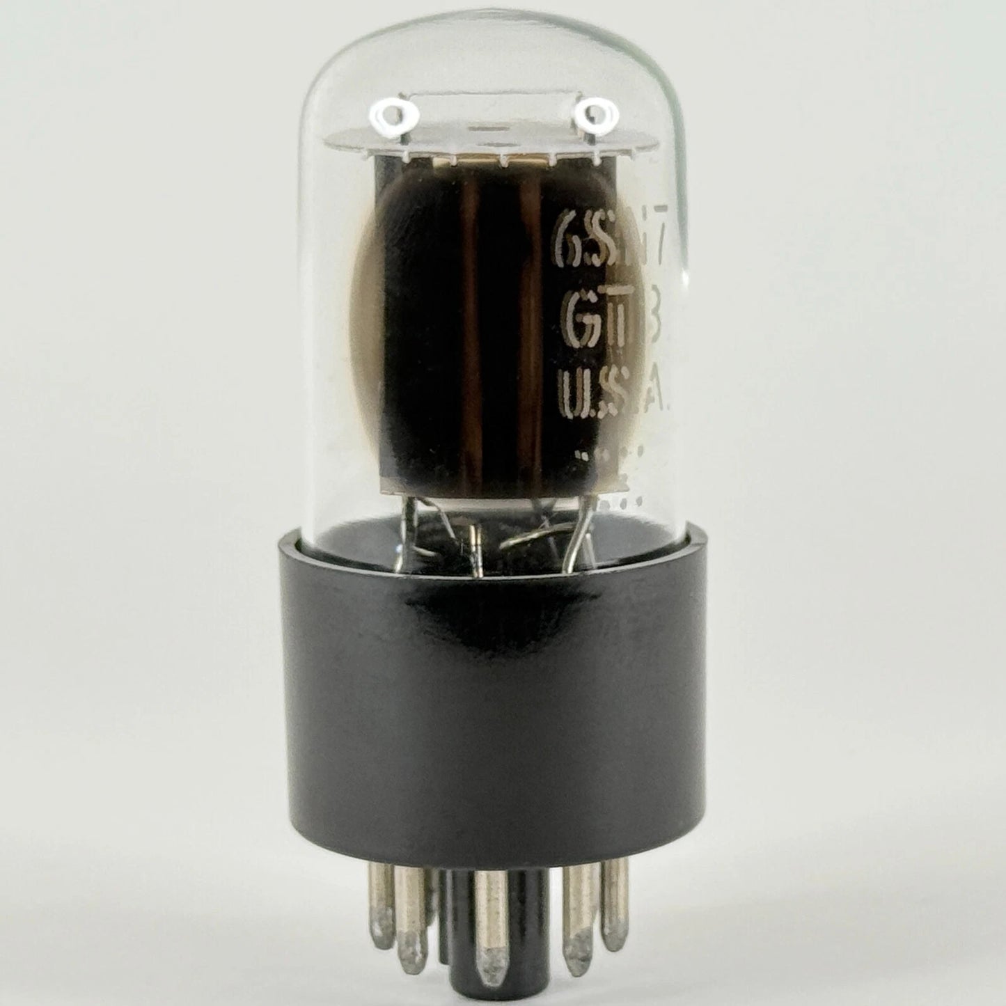 (1) Tested 1971 GE 6SN7GTB Tube Glow Top Filament O Getter Date Code RE 6SN7GT