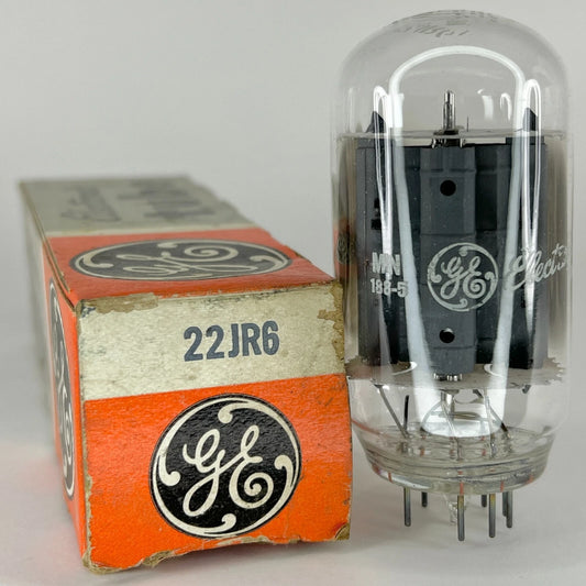 (1) Tested GE 22JR6 Tube with Box Date Code MN General Electric 22JR6 Beam Power