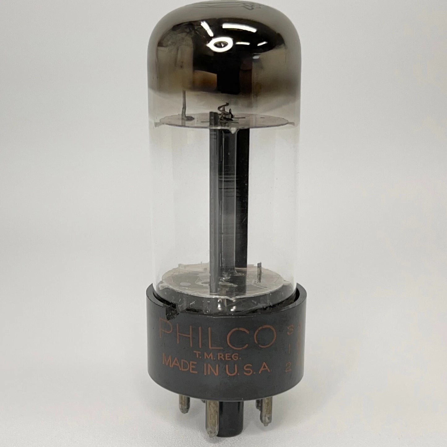 (1) Tested Philco 6AX4GT Tube Date Code 55-34 Philco 6AX4 GT Rectifier Tube
