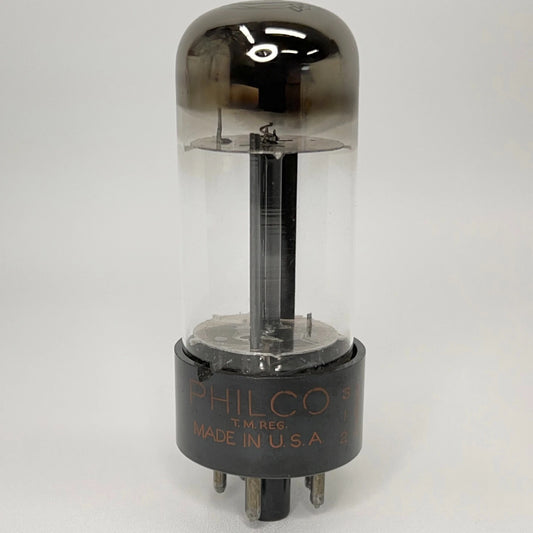 (1) Tested Philco 6AX4GT Tube Date Code 55-34 Philco 6AX4 GT Rectifier Tube