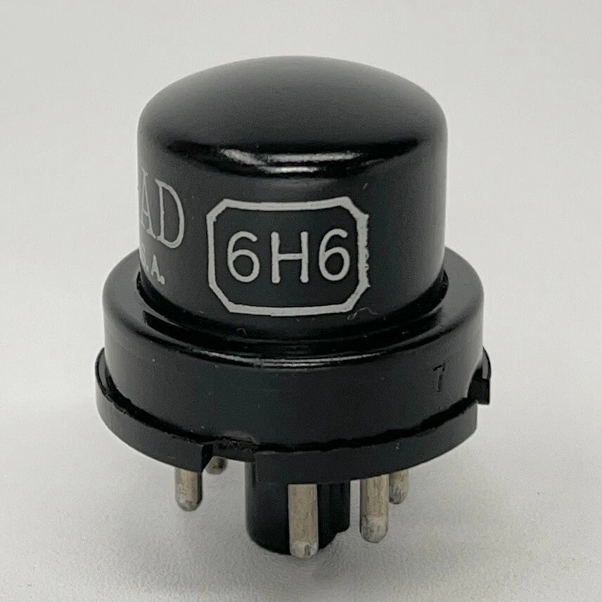 (1) Tested Ken-Rad 6H6 Tube Date Code Z2 Ken Rad 6H6 Twin Diode Tube