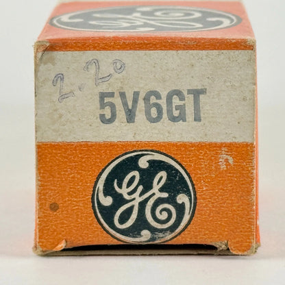 (1) Tested GE 5V6GT Tube with Box Date Code 58-48 GE 5V6 GT Beam Power Tube